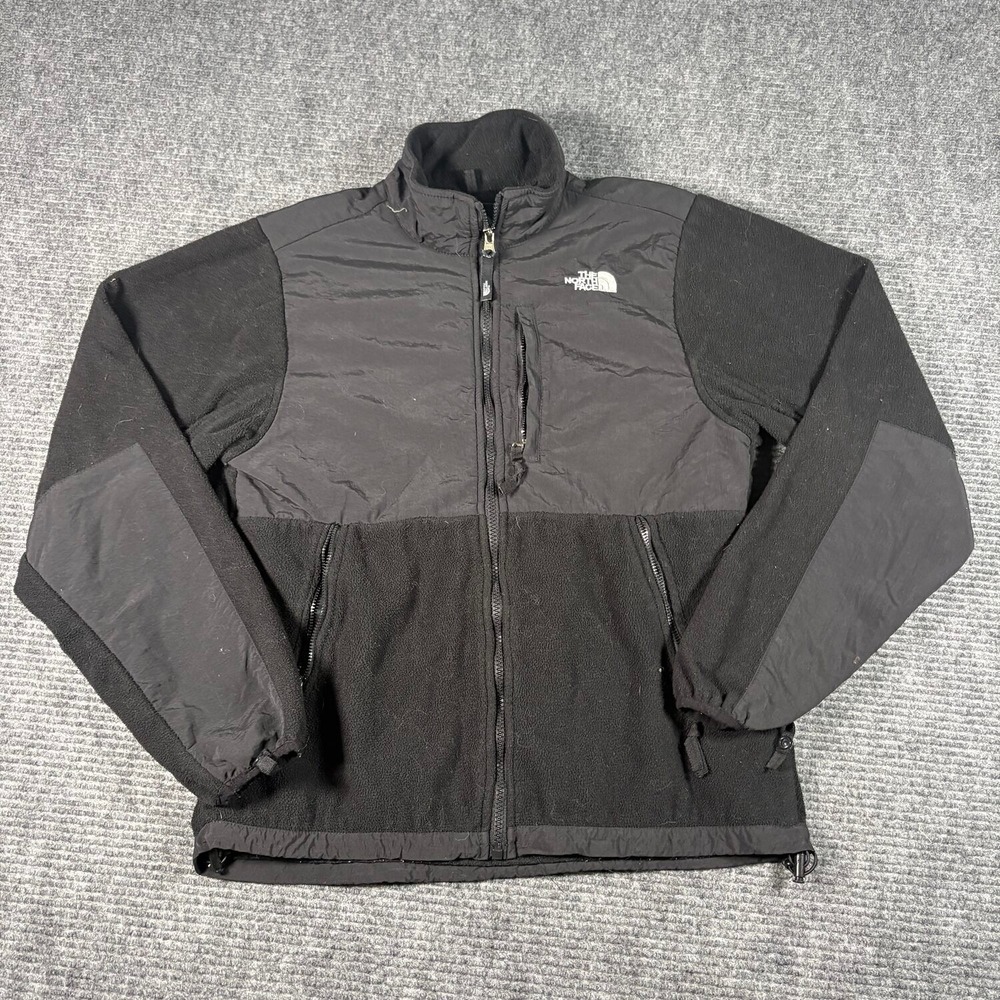 The North Face Denali Jacket Womens XL Black Good Fleece Full Zip Outdoor